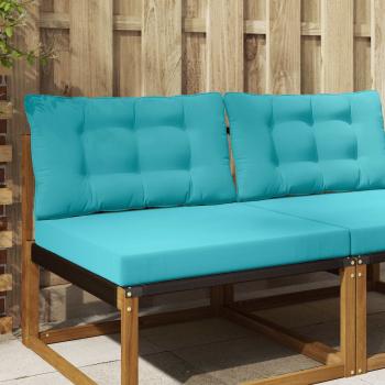 ARDEBO.de - Sofakissen für draußen Polyester Türkis 80 x 68,5 cm