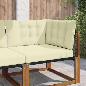 ARDEBO.de - Sofakissen für draußen Polyester Creme 68,5 x 68,5 cm