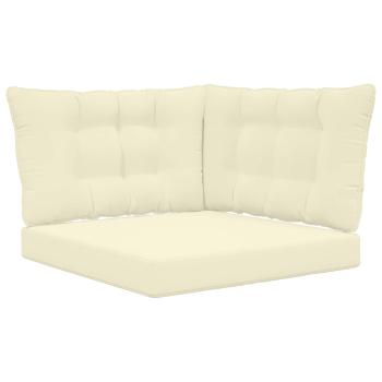 Sofakissen für draußen Polyester Creme 68,5 x 68,5 cm