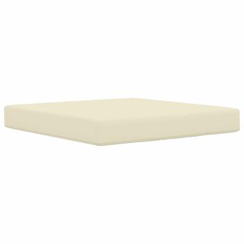 Sofakissen für draußen Polyester Creme 68,5 x 68,5 cm