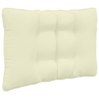 Sofakissen für draußen Polyester Creme 68,5 x 68,5 cm