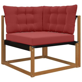 Sofakissen für draußen Polyester Weinrot 68,5 x 68,5 cm