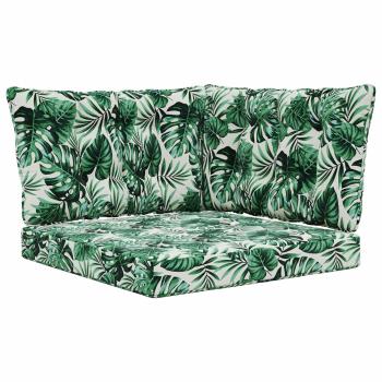 Sofakissen für draußen Polyester Blattmuster 68,5 x 68,5 cm