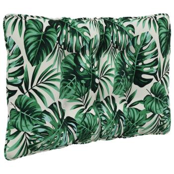 Sofakissen für draußen Polyester Blattmuster 68,5 x 68,5 cm