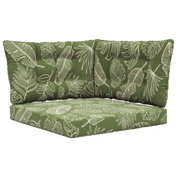 Sofakissen für draußen Polyester Blattdesign 68,5 x 68,5 cm