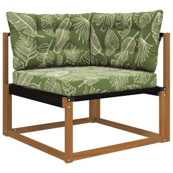 Sofakissen für draußen Polyester Blattdesign 68,5 x 68,5 cm