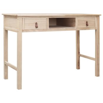 ARDEBO.de - Schreibtisch Natur 110 × 45 × 76 cm Holz