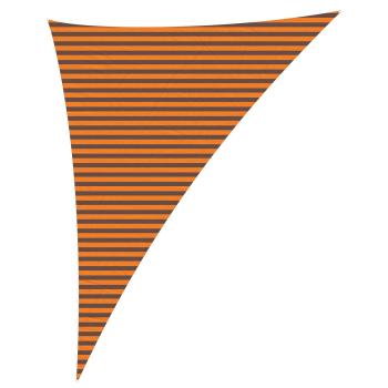 Sonnensegel Orange und Braun 4 x 5 x 6,4 m