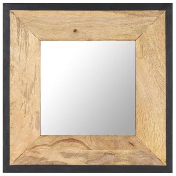 ARDEBO.de - Spiegel 50x50 cm Mango Massivholz