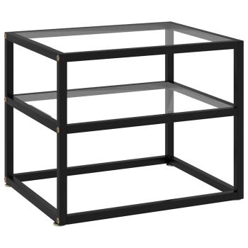 ARDEBO.de - Konsolentisch Transparent 50x40x40 cm Hartglas