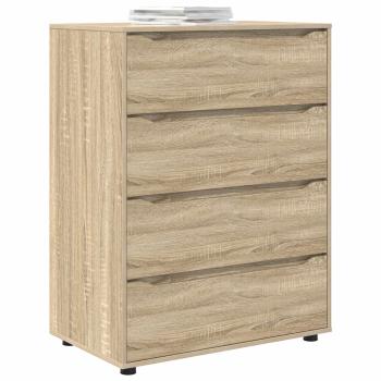 Stauraumschränke 80 x 48 x 105 cm Holzwerkstoff Sonoma-Eiche