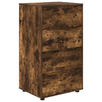 Stauraumschränke 60 x 48 x 105 cm Holzwerkstoff Räuchereiche
