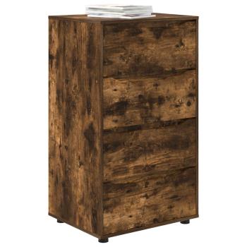 Stauraumschränke 60 x 48 x 105 cm Holzwerkstoff Räuchereiche