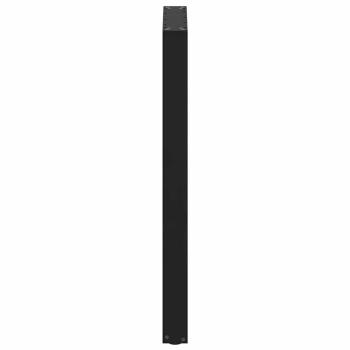 Bartischbeine U-Form 2 Stk. Schwarz 60x(100-101) cm Stahl