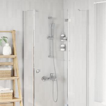 ARDEBO.de - Duschsystem-Set Chrom 70 cm Edelstahl