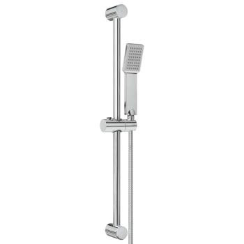 Duschsystem-Set Chrom 70 cm Edelstahl