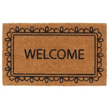 ARDEBO.de - Fußmatte Natur 45x75 cm Kokosfaser Getuftet