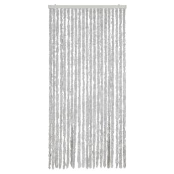 Fliegenvorhang Grau 90x200 cm Chenille