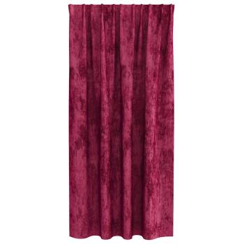 Samtvorhänge 2 Stk. Weinrot 175 x 140 cm Samt