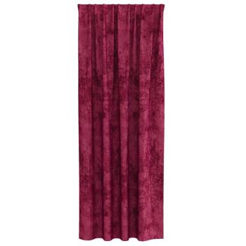 Samtvorhänge 2 stk. Weinrot 225 x 140 cm Samt