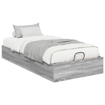 Ottoman Bettgestell Sonoma-Grau 75,5 x 190 cm Holzwerkstoff