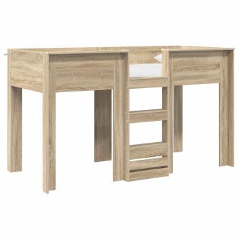 Etagenbett für Kinder Sonoma-Eiche 75 x 190 cm Holzwerkstoff