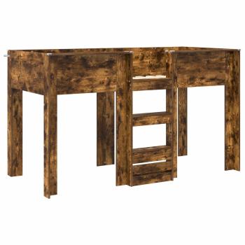 Etagenbett für Kinder Geräucherte Eiche 75 x 190 cm