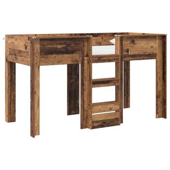 Etagenbett für Kinder Altholz 75 x 190 cm Holzwerkstoff