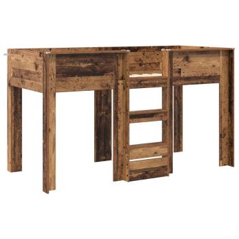 Etagenbett für Kinder Altholz 75 x 190 cm Holzwerkstoff
