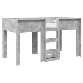 Etagenbett für Kinder Beton Grau 90 x 190 cm Holzwerkstoff