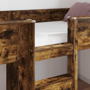 Etagenbett für Kinder Geräucherte Eiche 90 x 190 cm