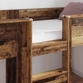 Etagenbett für Kinder Altholz 90 x 190 cm Holzwerkstoff