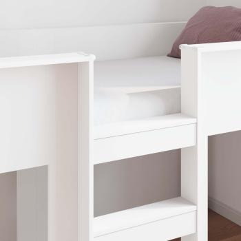 Etagenbett für Kinder Weiß 80 x 200 cm Holzwerkstoff