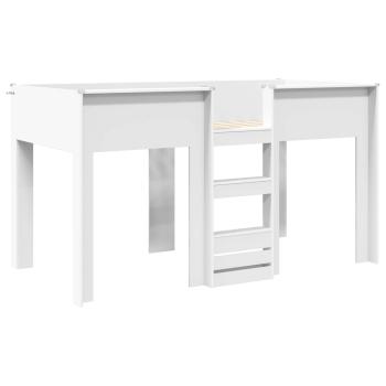 Etagenbett für Kinder Weiß 80 x 200 cm Holzwerkstoff