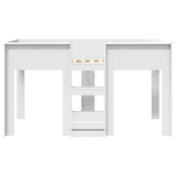 Etagenbett für Kinder Weiß 80 x 200 cm Holzwerkstoff