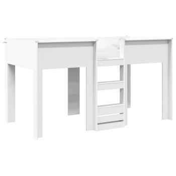 Etagenbett für Kinder Weiß 90 x 200 cm Holzwerkstoff