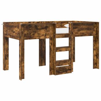 Etagenbett für Kinder Geräucherte Eiche 90 x 200 cm