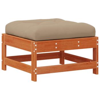 Garten-Lounge-Set 8 Stk. Wachsbraun Massives Kiefernholz