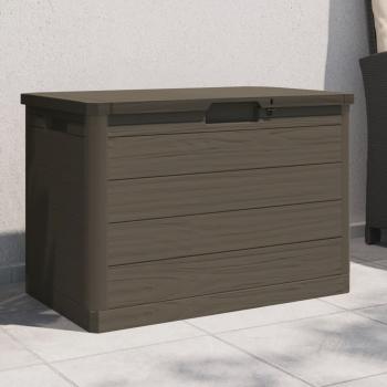 ARDEBO.de - Outdoor-Kissenbox Braun 77,5x44,5x53 cm Polypropylen