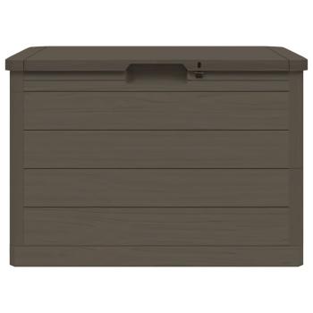 Outdoor-Kissenbox Braun 77,5x44,5x53 cm Polypropylen