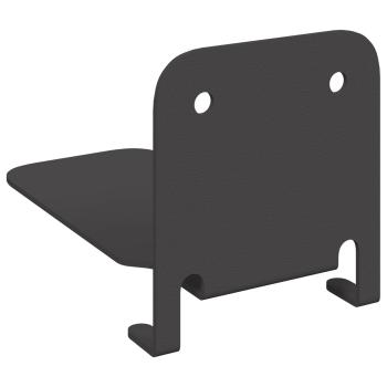 Unsichtbares Schwimmendes Regal Wandhalterung 8 Stk. Schwarz