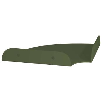Eckregal zum Schweben Eckhalterung 2 Stk. Olive Grün
