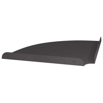 Eckregal zum Schweben Eckhalterung 4 Stk. Schwarz