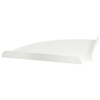 Eckregal zum Schweben Eckhalterung 4 Stk. Weiß 30 x 30 x 2 cm
