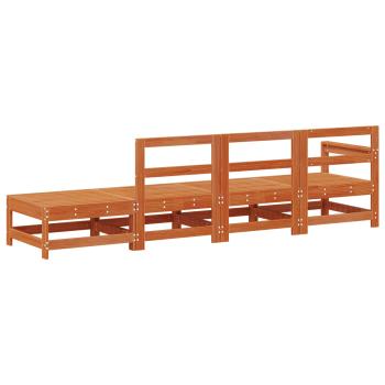 Sectional Sofa Einheiten Wachsbraun 252 x 62 x 70,5 cm
