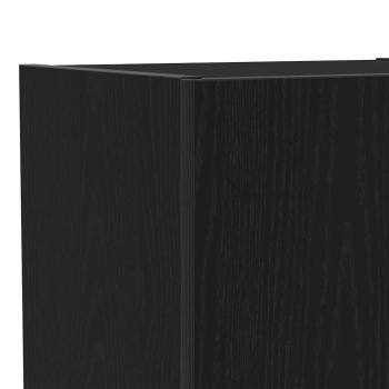 TV-Schränk 4 pcs Schwarz Eichen-Optik Holzwerkstoff