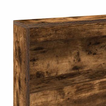Aufbewahrungskopfteil Geräucherte Eiche 90 cm Holzwerkstoff