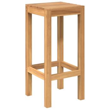 Outdoor Bar Set 7 stk. Natur Massivholz Teak