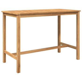 Outdoor Bar Set 7 stk. Natur Massivholz Teak