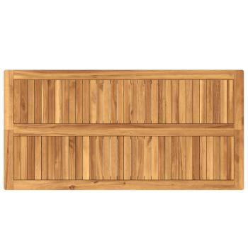 Outdoor Bar Set 7 stk. Natur Massivholz Teak